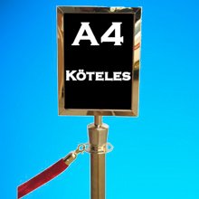 Információs tábla kordonoszlop gyártás